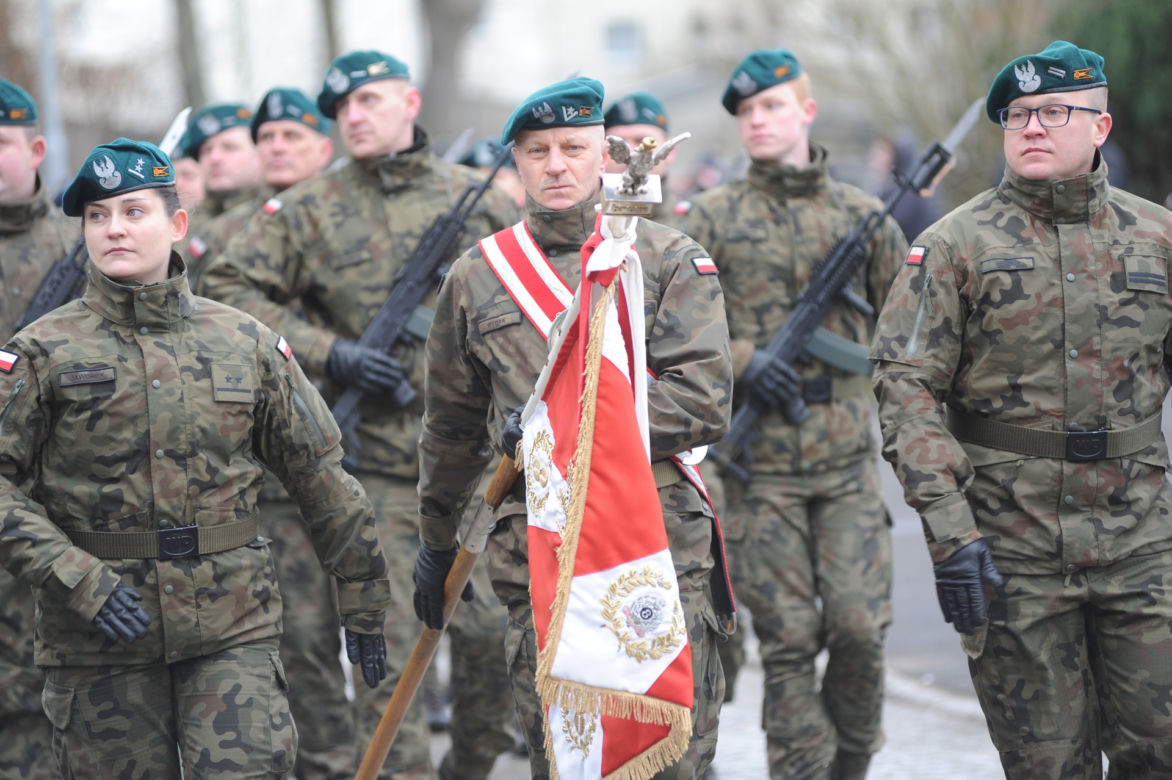 Ochotnicy złożyli przysięgę wojskową