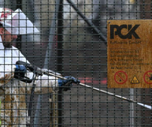 Awaria rurociągu tuż przy granicy z Polską