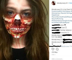 Córka Ewy Gawryluk na Instagramie jest gwiazdą charakteryzacji