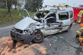 Tragiczny wypadek w Lubawie. Kobieta zginęła na miejscu. Dwie osoby ranne