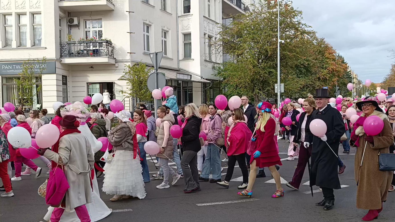 Marsz Różowej Wstążki w Szczecinie