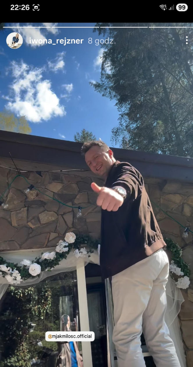 M jak miłość po wakacjach na planie. Bartek (Arkadiusz Smoleński)