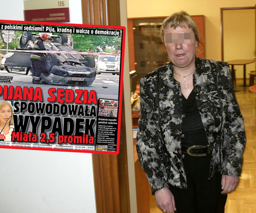 PIJANA SĘDZIA NADAL PRACUJE.