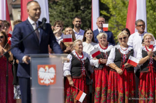 Prezydent RP Karol Nawrocki z wizytą w Skawinie
