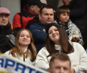 PRES Grupa Deweloperska Toruń - Stelmet Falubaz Zielona Góra, zdjęcia kibiców i zawodników ze sparingu na Motoarenie