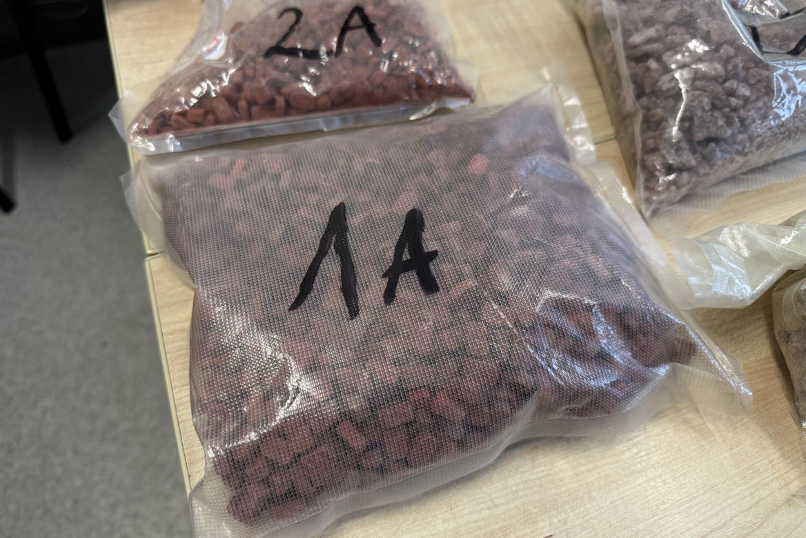 Policjanci z Torunia zabezpieczyli kilogramy narkotyków. 22-letnia kobieta i dwóch 41-latków w kajdankach