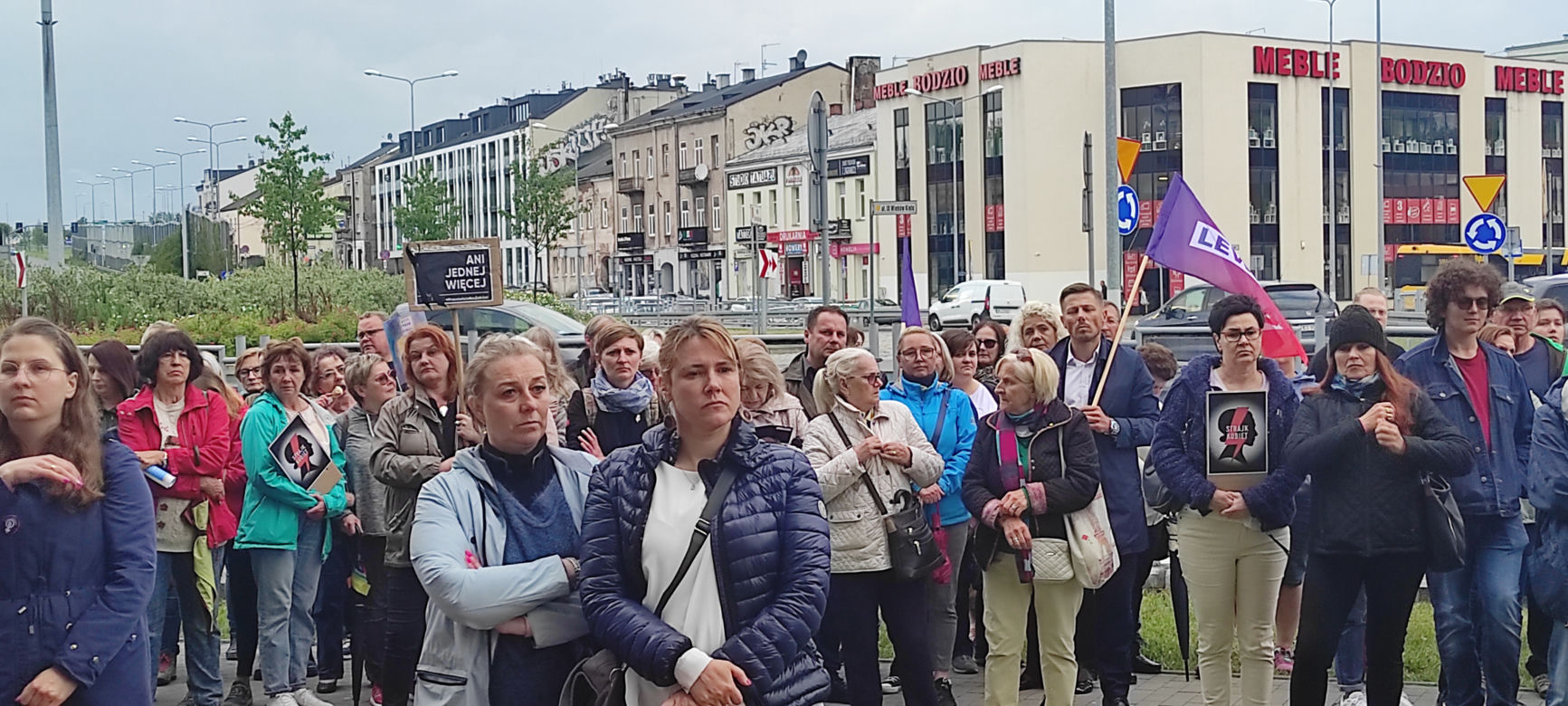 Protest kobiet "Ani jednej więcej!" w Kielcach (14 czerwca 2023)