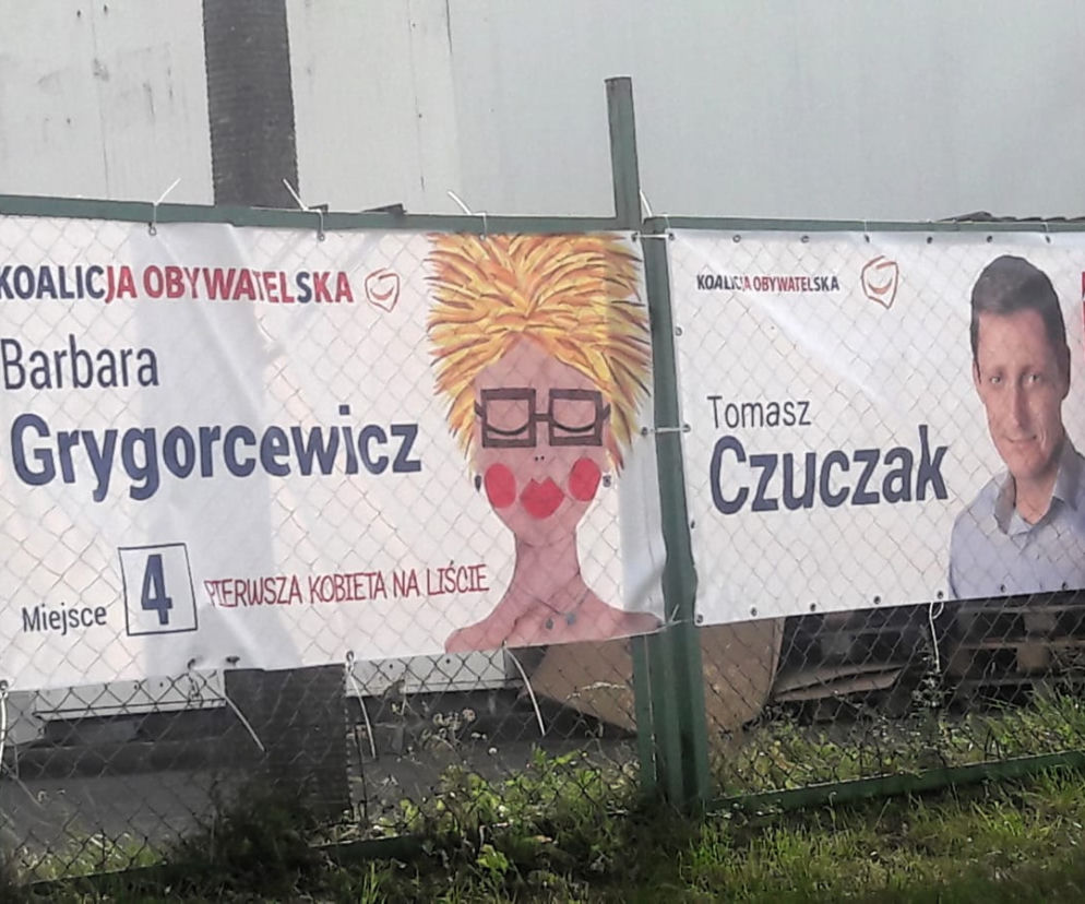 Kandydatka do Sejmu promuje się... własną karykaturą