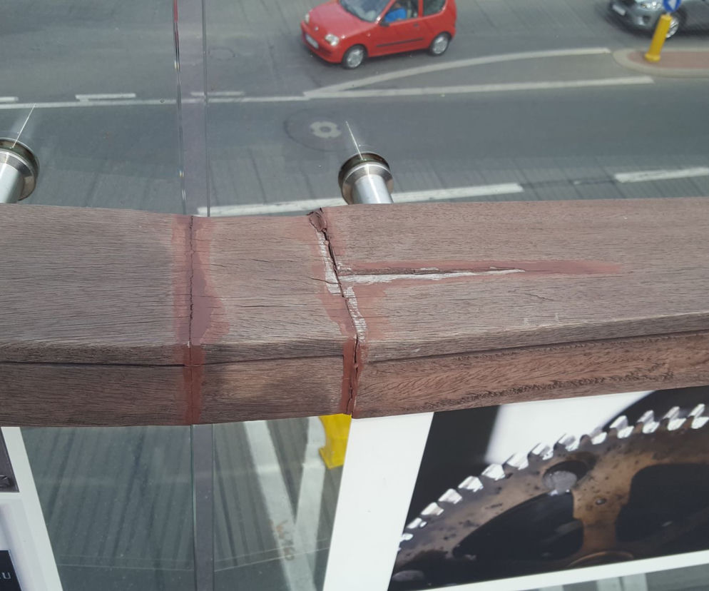 Okrągła kładka w Rzeszowie do remontu