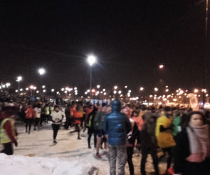 Mroźna i nocna Dycha do Maratonu