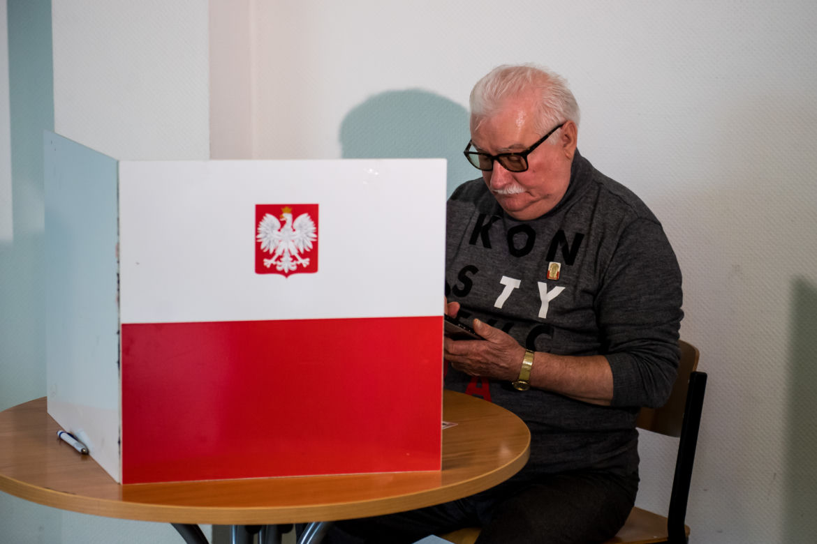 Wybory 2020. Lech Wałęsa oddał głos w drugiej turze