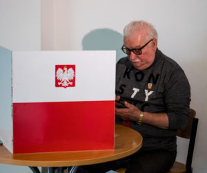 Wybory 2020. Lech Wałęsa oddał głos w drugiej turze