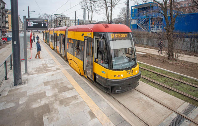 Tramwaj na Rakowieckiej