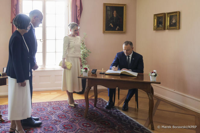 Marta Nawrocka w Szwajcarii