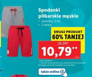 Stroje dla kibica w Lidlu