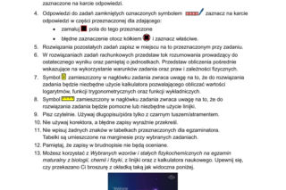 Matura 2026 z rozszerzonej fizyki: arkusze CKE [Formuła 2023] 19.05.2026