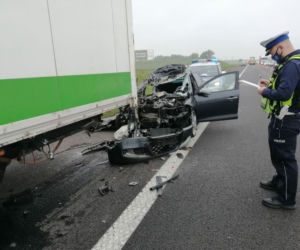 Koszmarny wypadek na A1 w Warlubiu. Nie żyje 34-latka!