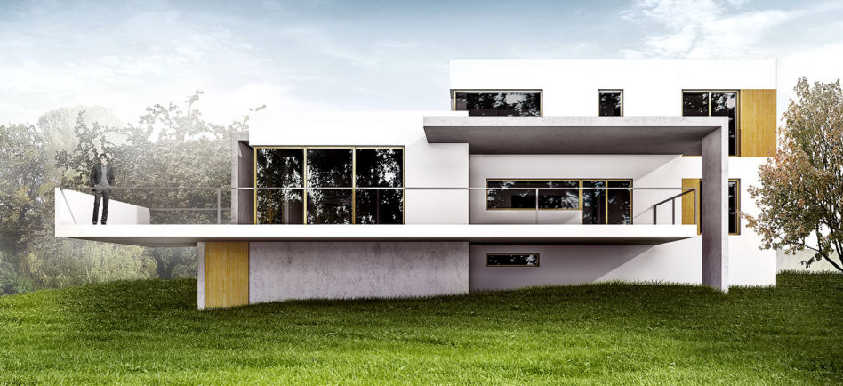 Dom kostka BXBstudio Bogusław Barnaś