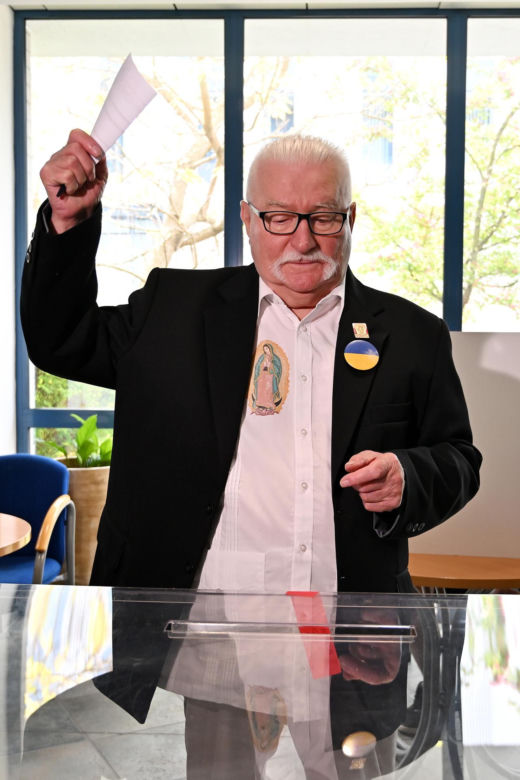 Wybory prezydenckie 2025 - Lech Wałęsa.