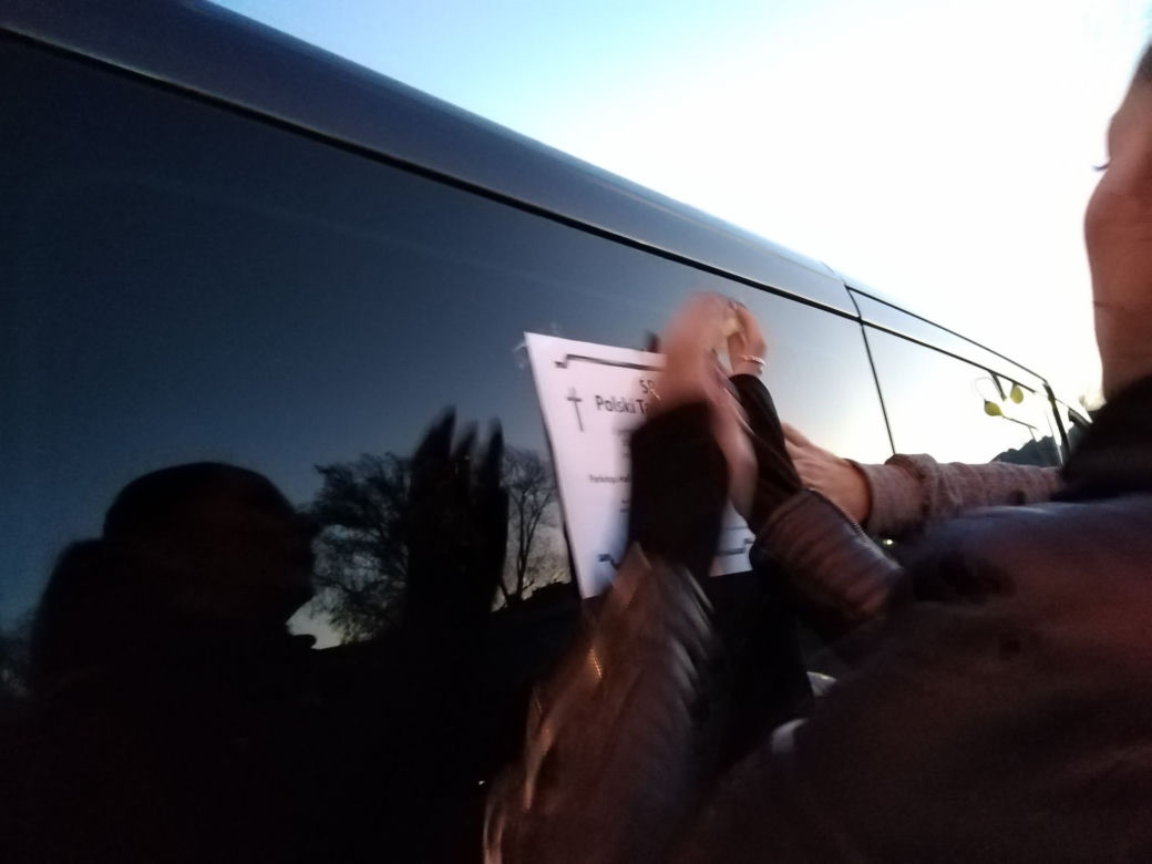 Protest taksówkarzy w Rzeszowie 25 listopada