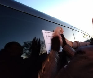 Protest taksówkarzy w Rzeszowie 25 listopada