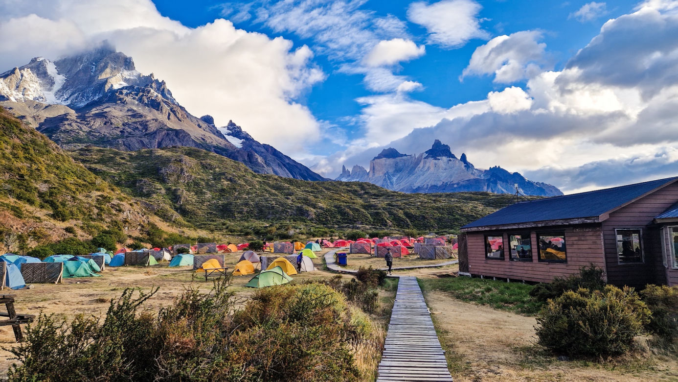 Obozowisko w Torres del Paine