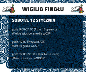 WOŚP 2019 w Toruniu: koncerty, wydarzenia, licytacje i Światełko do Nieba