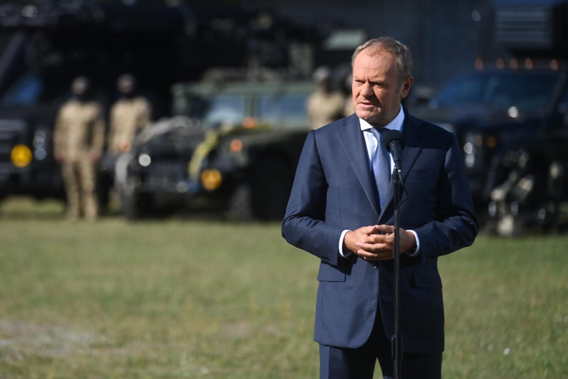 Wizyta premiera Donalda Tuska w jednostce Grom