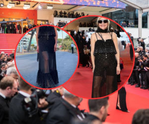 Monika Olejnik ruszyła na podbój Cannes w prześwitującej kreacji. Petarda?