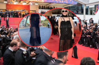 Monika Olejnik ruszyła na podbój Cannes w prześwitującej kreacji. Petarda?