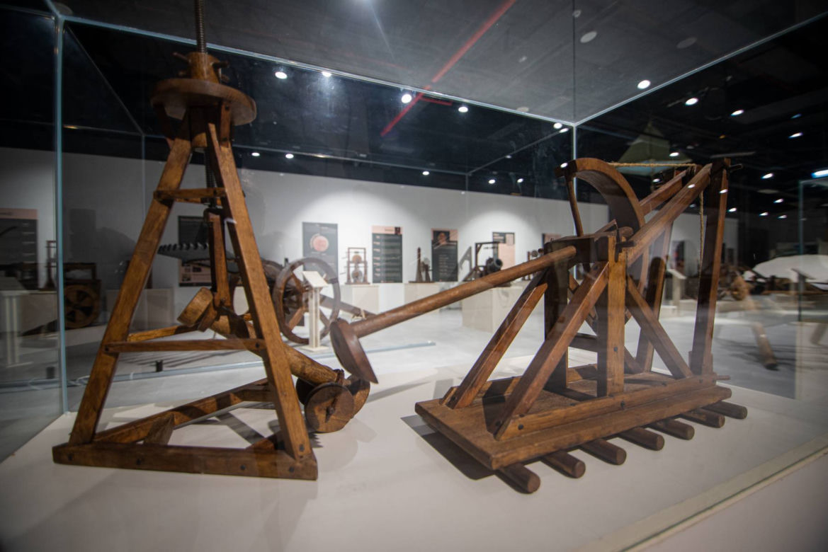  Bielsko-Biała. Machiny Leonarda da Vinci na wystawie w Minicentrum Nauki Science Point