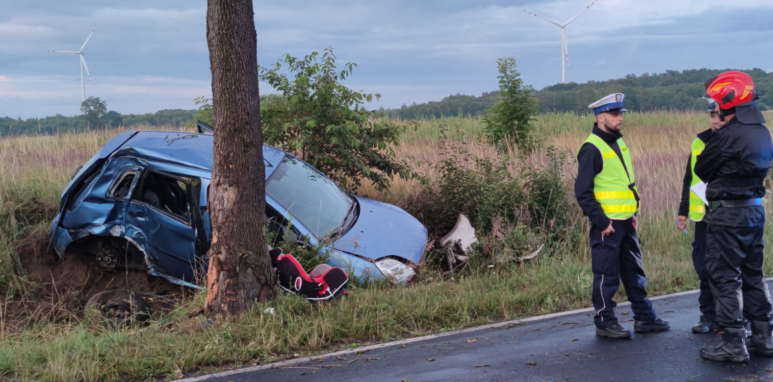 Wypadek w pobliżu Drawska Pomorskiego