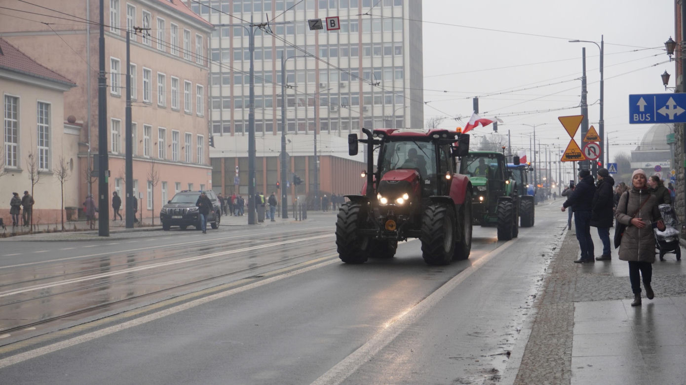 Protest rolników w Olsztynie, 20 lutego
