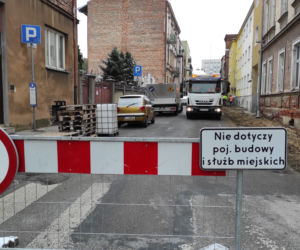 Trwa remont ul. Krasińskiego w Tarnowie