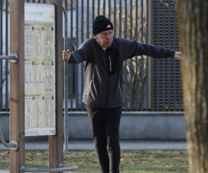 Senator Karczewski trenuje na wiosnę