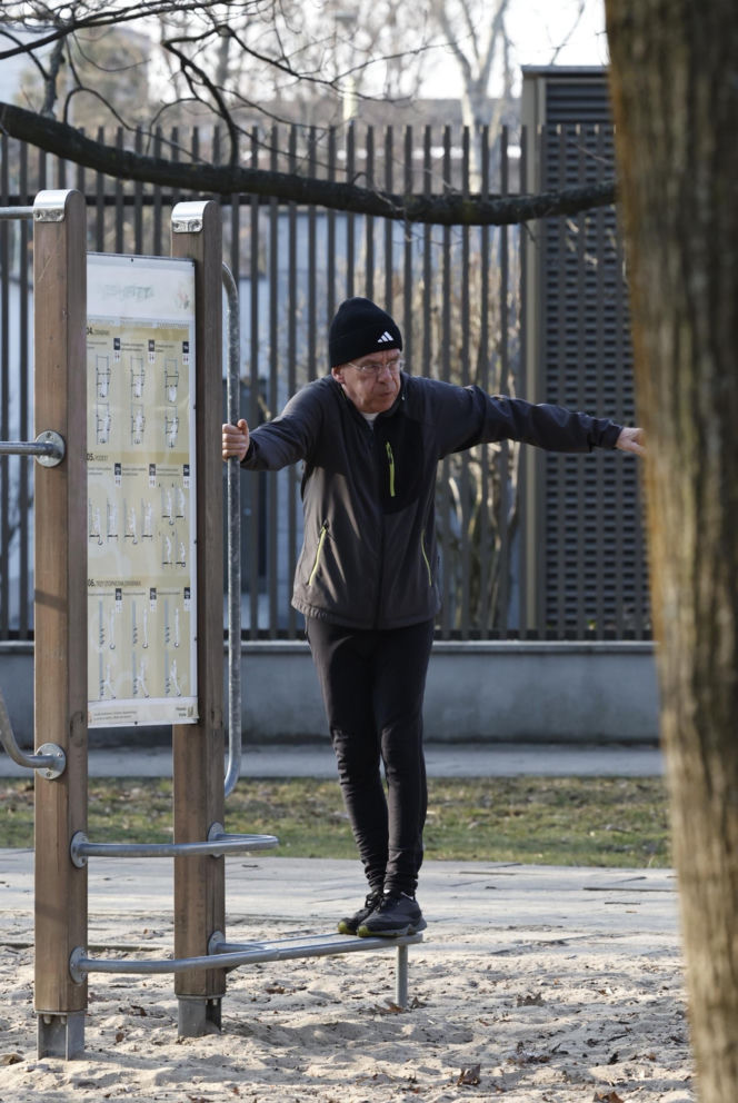 Senator Karczewski trenuje na wiosnę