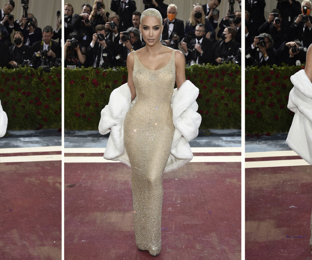 Kim Kardashian w TEJ sukience Marilyn Monroe! Jest warta miliony