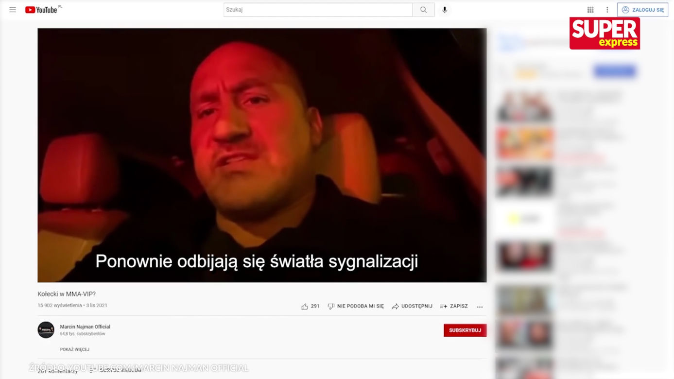 Marcin Najman jeździł autem mimo zakazu