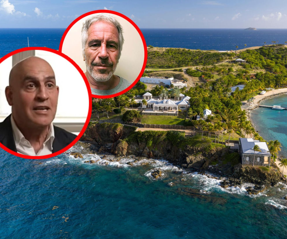 Luksusowa posiadłość nad oceanem. Na miniaturach Daniel Siad i Jeffrey Epstein. O sprawie pisze Eska.
