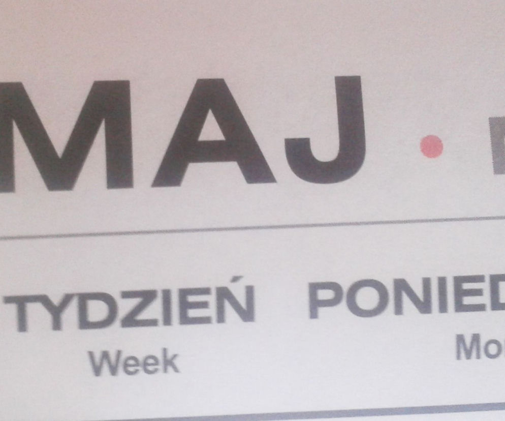 kalendarz 2017 maj