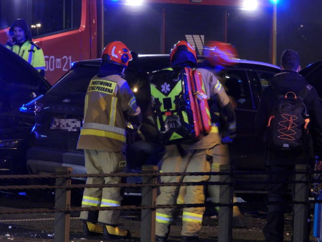 Karambol na moście Grota-Roweckiego