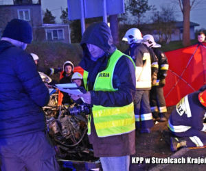 34-letnia kobieta zginęła w zderzeniu z autobusem