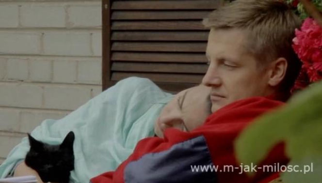 M jak MIŁOŚĆ. Madzia (Anna Mucha) i Paweł Zduński (Rafał Mroczek)