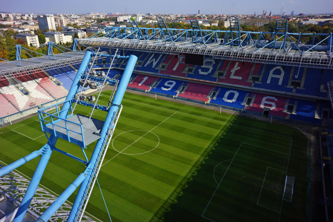 Budowa stadionu Wisły