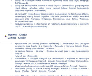 Zmiany w rozkładzie jazdy PKP