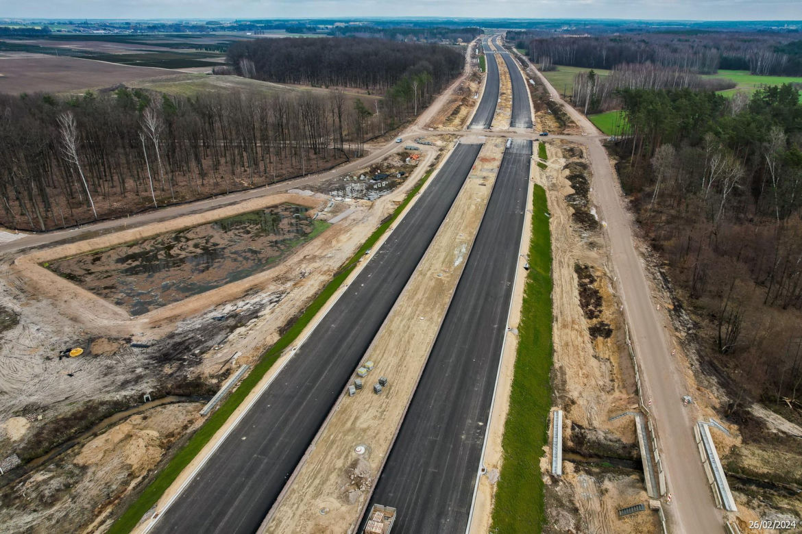 Budowa autostrady A2 Kałuszyn - Groszki