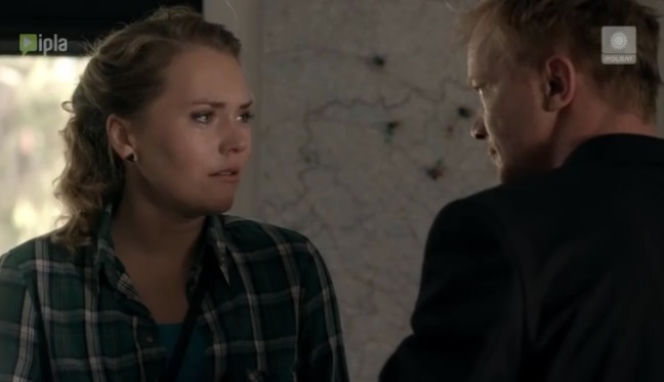 To nie koniec świata odcinek 9. Darek (Eryk Lubos), Ula (Magdalena Lamparska)