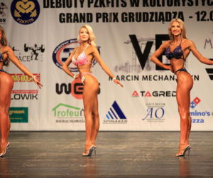 Kulturystyka na teatralnej scenie w Grudziądzu. Tak wyglądały zmagania debiutantów