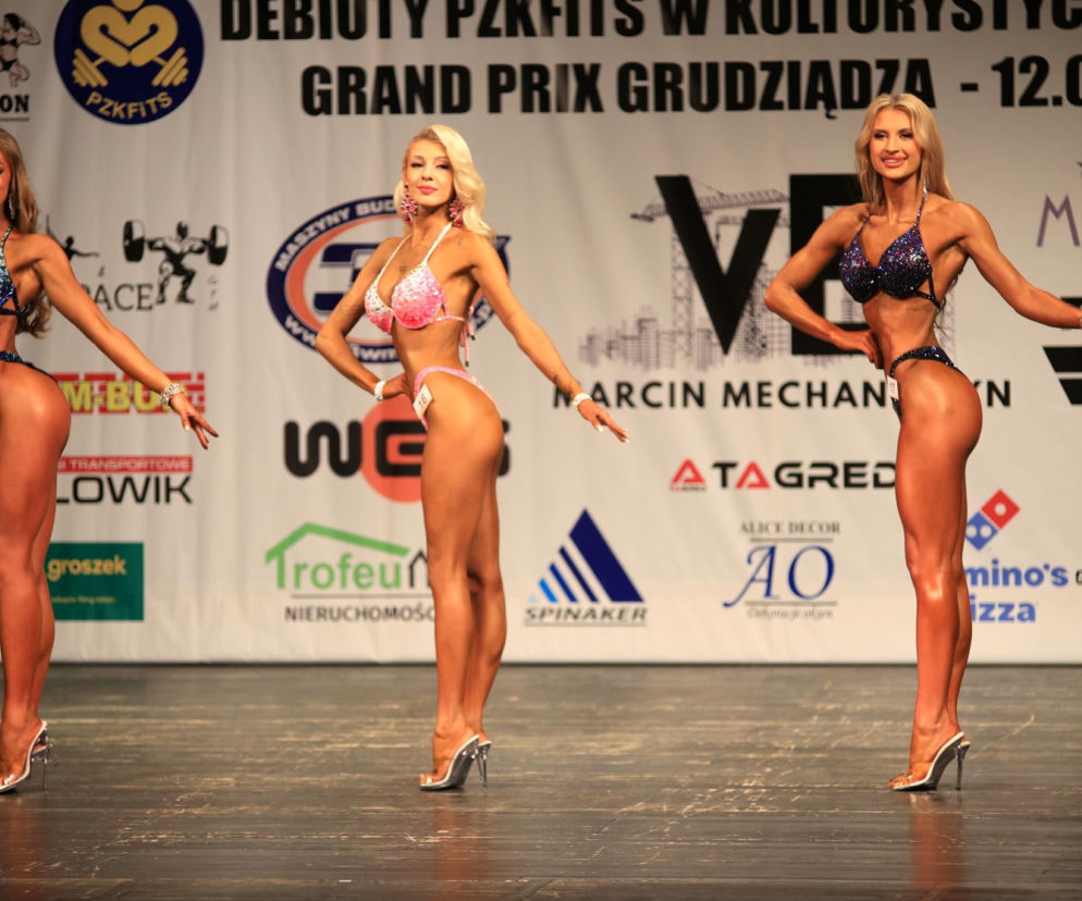 Kulturystyka na teatralnej scenie w Grudziądzu. Tak wyglądały zmagania debiutantów