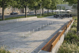 Aleja Fontann - koncepcja miasta